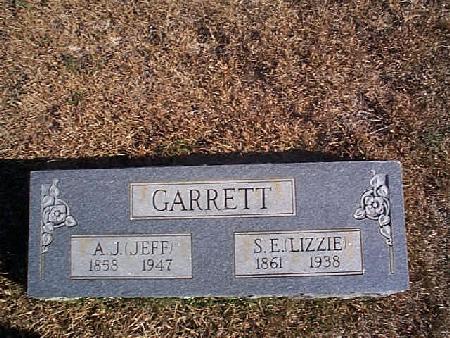 Alonzo and Lizzie Garrett