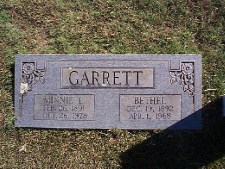 Thomas and Minnie Garrett